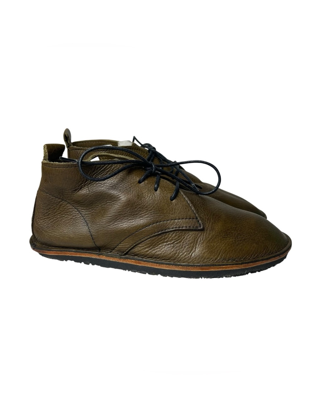 SoftStar Hawthorne Minimalist Barefoot Unisex M8/W9.5 Brown Leather Chukka Boots